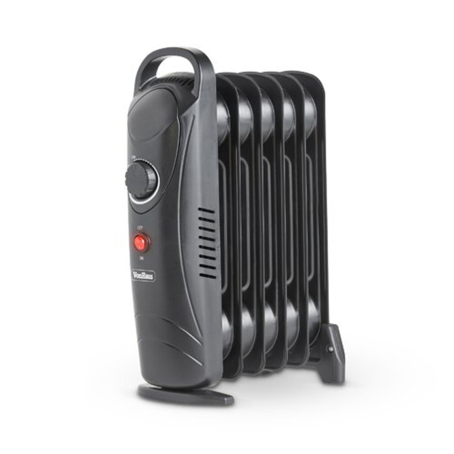 Boxed 6 Fin Oil Filled Radiator 800W - Black-SR3(3.2)