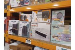 7 x Boxed & Mixed Appliances lot to include; Fan Heater, Kettles, and more - SR3.4.3.
