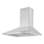 Essentials NNCHHS60UK Chimney Hood Stainless Steel 598mm. - SR4F. RRP £149.00.