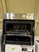 Cooke & Lewis CSB60a Built-In Single Electric Oven Stainless Steel. - SR4F. *no door*