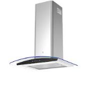 GoodHome LinkSense GHCG60LKSS Glass Curved Cooker hood (W)59.8cm. - SR4F. RRP £219.00.