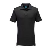 24x BRAND NEW & PACKAGED PORTWEST T722 WX3 ECO POLO SHIRTS - BLACK - SIZE XXL. (LOC: R49-23-CC433)
