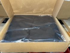 20 X BRAND NEW BLACK PREMIUM MICROFIBRE FITTED SHEETS SIZE 90 X 190 X 30CM (LOC: 35.2-BB2174)