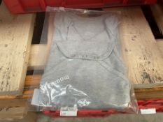 (NO VAT) 25 X BRAND NEW LEGENDEERING GREY THERMAL COTTON ONESIES AGE 9-12M (LOC: 28.3-BB2357)