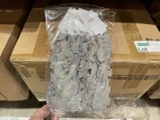 200 X BRAND NEW WOW COSMETICS GREY PREMIUM HEAD SCARVES (LOC: 9.5-BB1938)