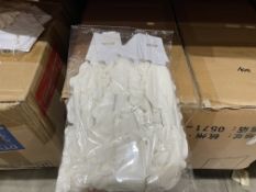 200 X BRAND NEW WOW COSMETICS WHITE PREMIUM HEAD SCARVES (LOC: 9.5-BB1937)