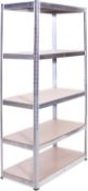 3 X BRAND NEW G-Rack Garage Shelving Unit: 180cm x 90cm x 45cm | Single bay, Galvanised 5 Tier