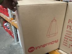 6 X BRAND NEW INNERMOST PORTLAND PLASTER LIGHT SHADES (LOC: 30.1-BB2316)