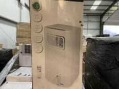 2 X PRINCESS 3 IN 1 9000 BTU 1000W AIR CONDITIONING UNIT (LOC: 21.13-AA1238)