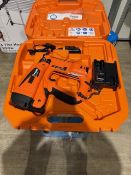 Paslode IM50 F18 50mm 7.4V 1 x 2.1Ah Lithium Second Fix Cordless Gas Nail Gun with Battey, Charger