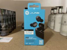 6 X JLAB GO AIR POP TRUE WIRLESS EARBUDS (COLOURS MAY VARY) RRP £42 EACH (LOC: s/r-bb3174)