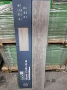 10 x New & Boxed Packs of UltraClick SPC Easy Click-Fit Luxury Vinyl Flooring - Dark Grey with Built