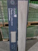 10 x New & Boxed Packs of UltraClick SPC Easy Click-Fit Luxury Vinyl Flooring - Light Grey with