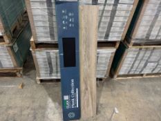 10 x New & Boxed Packs of UltraClick SPC Easy Click-Fit Luxury Vinyl Flooring – Mid Oak with Built