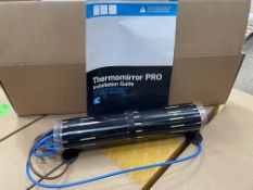 BRAND NEW THERMO MIRROR T MIRRO 1.5M X 0.3M 68W 230V HEATED MIRROR BASE RRP £299 (LOC: 23.3-AA511)