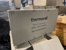 BRAND NEW THERMORAIL STAINLESS STEEL HEATED TOWEL RAIL 1120 X 530MM RRP £479 (LOC: 41.5-AA483)