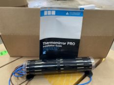 BRAND NEW THERMO MIRROR T MIRRO 0.25M X 0.5M 19W 230V HEATED MIRROR BASE RRP £189 (LOC: 21.9-AA509)