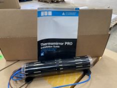 BRAND NEW THERMO MIRROR T MIRRO 0.25M X 0.3M 12W 230V HEATED MIRROR BASE RRP £179 (LOC: 23.3-AA510)