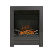 Boxed Be Modern Ekon 2kW Black Nickel effect Inset Electric Fire (H)565mm (W)410mm (D)140mm. - SR2F.