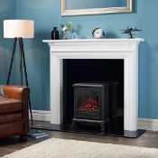 Focal Point Cardivik Black Electric Stove (H)558mm (W)448mm. - SR2F. RRP £260.00.