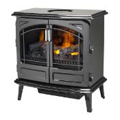 Boxed Dimplex Optimyst 2000W Gloss Noir Cast enamel effect Electric Stove (H)660mm (W)620mm. - SR2F.