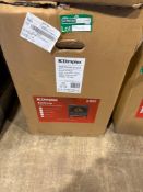 Boxed Dimplex Optimyst 2000W Matt Black Cast iron effect Electric Stove (H)660mm (W)620mm. - SR2F.