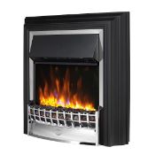Boxed Dimplex Cheriton Deluxe 2kW Gloss Chrome effect Freestanding Electric Fire. - SR2F. RRP £410.