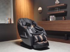 BRAND NEW & BOXED MiCOMFORT SERENITY Full Body SL Track 4D Luxury Massage Chair - GREY. RRP £3999.