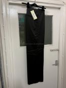 BRAND NEW DEL-CORE Low Rise Masculine Fit Trousers - BLACK - SIZE 40. RRP £750. DEL-CORE Low Rise