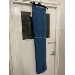 BRAND NEW DEL-CORE Cigarette Trousers - BLUE - SIZE 42. RRP £1300. Del-Core Cigarette Trousers in