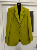 BRAND NEW DEL-CORE Classic Fit Jacket - GREEN - SIZE 44. RRP £1650. Bring refined structure to