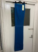 BRAND NEW DEL-CORE Zip Cigarette Trousers - BLUE - SIZE 44. RRP £1275. DEL-CORE Zip Cigarette