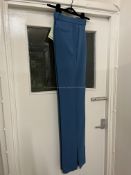 BRAND NEW DEL-CORE Cigarette Trousers - BLUE - SIZE 42. RRP £1300. Del-Core Cigarette Trousers in