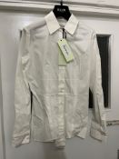 BRAND NEW DEL-CORE Body Shirt - OFF WHITE - SIZE 42. RRP £850. Streamline your wardrobe with the