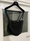 BRAND NEW DEL-CORE Tank Top With Silver Ring - BLACK - SIZE M. RRP £550. Dial up your basics with