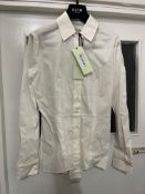 BRAND NEW DEL-CORE Body Shirt - OFF WHITE - SIZE 38. RRP £850. Streamline your wardrobe with the