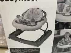 2 X BRAND NEW Babymoov 2-in-1 Baby Walker, Zinc RRP £145 EACH. Colour:Zinc Product Description