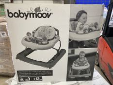 2 X BRAND NEW Babymoov 2-in-1 Baby Walker, Zinc RRP £145 EACH. Colour:Zinc Product Description