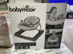 PALLET TO CONTAIN 17 X BRAND NEW Babymoov 2-in-1 Baby Walker, Zinc RRP £145 EACH. Colour:Zinc