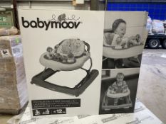 2 X BRAND NEW Babymoov 2-in-1 Baby Walker, Zinc RRP £145 EACH. Colour:Zinc Product Description