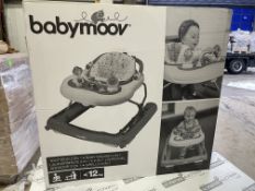 TRADE LOT 5 X BRAND NEW Babymoov 2-in-1 Baby Walker, Zinc RRP £145 EACH. Colour:Zinc Product