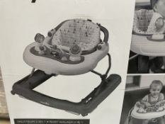 TRADE LOT 5 X BRAND NEW Babymoov 2-in-1 Baby Walker, Zinc RRP £145 EACH. Colour:Zinc Product