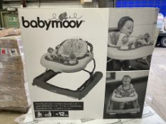 2 X BRAND NEW Babymoov 2-in-1 Baby Walker, Zinc RRP £145 EACH. Colour:Zinc Product Description