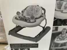 TRADE LOT 5 X BRAND NEW Babymoov 2-in-1 Baby Walker, Zinc RRP £145 EACH. Colour:Zinc Product