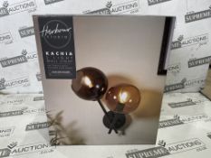 PALLET TO CONTAIN 32 X BRAND NEW Harbour Studio Kachia Wired Wall light RRP £44 EACH. The Kachia 2