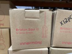 4 X BRAND NEW Innermost Brixton Spot Light 11 By James Bartlett WHITE RRP £299 EACH. Brilliantly