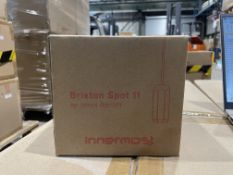 3 x Brand New Innermost White Brixton Spot Light 11 By James Bartlett rrp £299 Each. Brilliantly