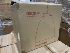 3 X BRAND NEW INNERMOST Chelsea 40 Pendant Light | White RRP £452 EACH. With a simple form that is
