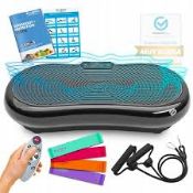 Ultra Slim Bluefin Fitness Vibro 5 180 Vibrating Platform RRP £179. Bluefin Fitness Ultra Slim