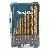 Makita Straight Shank Metal Drill Bit Eco Set 10 Piece. - SR1.3.3.